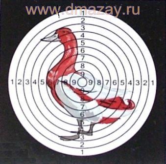 Мишени для пневматики MegaLine (Мегалайн) цветные (утка) 50 штук